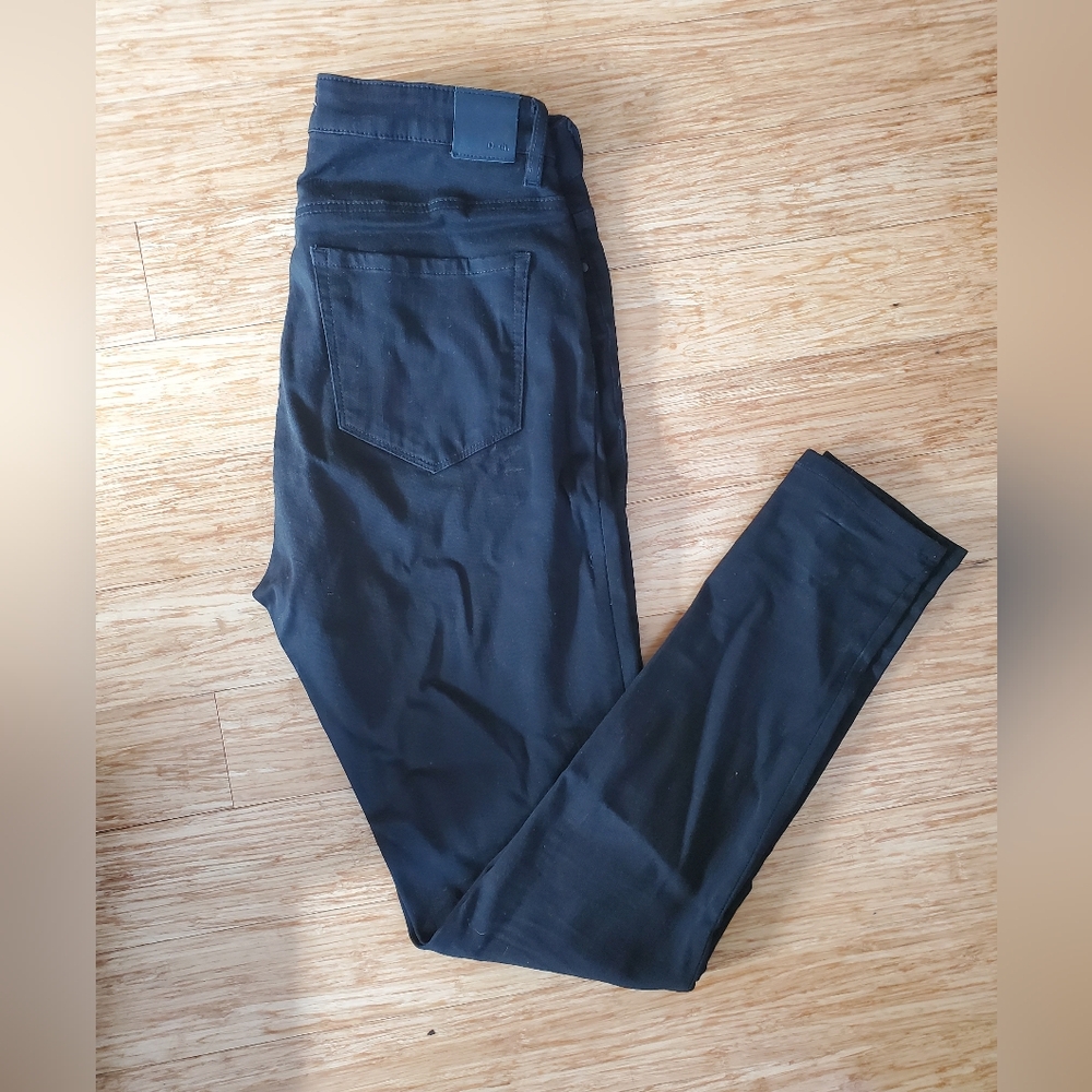 Black Dish Demin Skinny Jeans